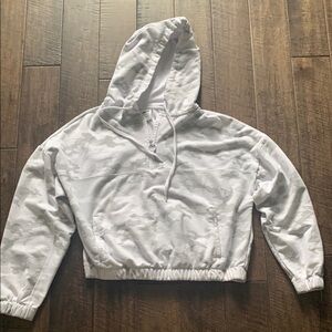 Avia White/gray camouflage Hooded Pullover